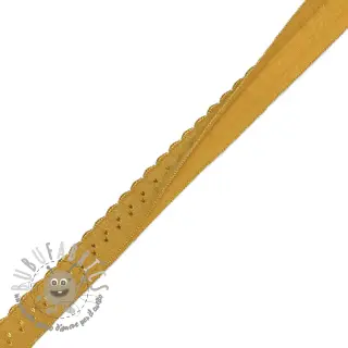 Elastico per bordatura 12 mm LUXURY ochre