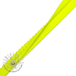 Elastico per bordatura 12 mm LUXURY neon yellow
