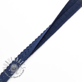 Elastico per bordatura 12 mm LUXURY dark blue