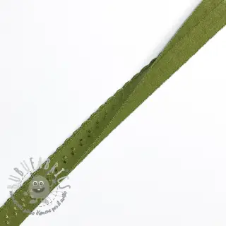 Elastico per bordatura 12 mm LUXURY army