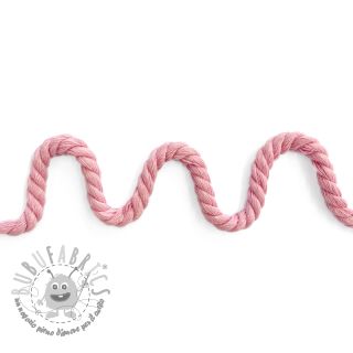 Cordino di cotone ritorto 8 mm pink