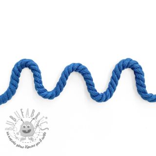 Cordino di cotone ritorto 8 mm dark aqua