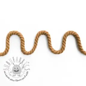 Cordino di cotone ritorto 8 mm rust
