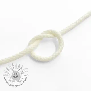 Cordino di cotone 5 mm off white