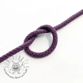 Cordino di cotone 5 mm violet