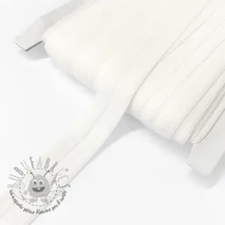 Elastico per bordatura matt 20 mm RIB off white