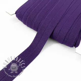 Elastico per bordatura matt 20 mm RIB purple