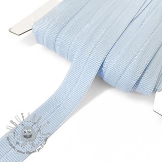 Elastico per bordatura matt 20 mm RIB light blue