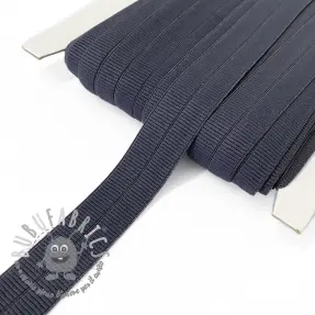 Elastico per bordatura matt 20 mm RIB dark grey