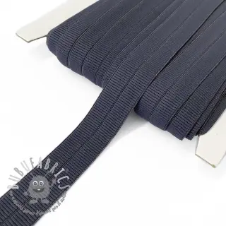 Elastico per bordatura matt 20 mm RIB dark grey