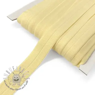 Elastico per bordatura matt 20 mm RIB yellow