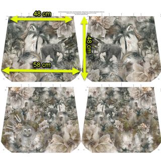 Tessuto decorativo BAG Jungle panel