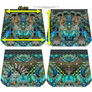 Tessuto decorativo BAG Summer parade panel