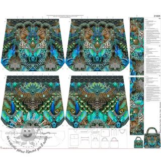 Tessuto decorativo BAG Summer parade panel