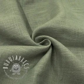 Lino prelavato old green