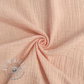 Mussola/Doppia garza light salmon ORGANIC