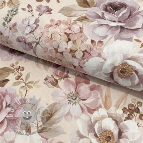 Tessuto decorativo Classic flower garden digital print
