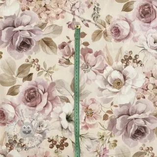 Tessuto decorativo Classic flower garden digital print