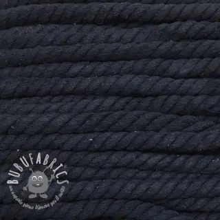 Cordino di cotone ritorto 12 mm dark blue