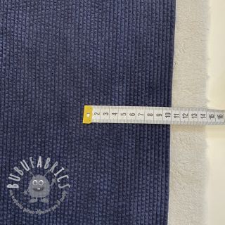 Velluto a coste FAUX FUR navy