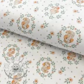 Jersey Baby elephant white digital print 2nd class