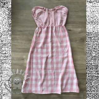 Mussola/Doppia garza Double sided CHECKS MINI old rose
