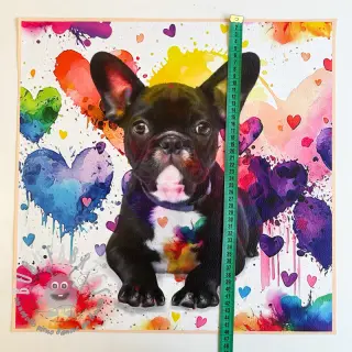 Ecopelle KARIA French Bulldog PANEL