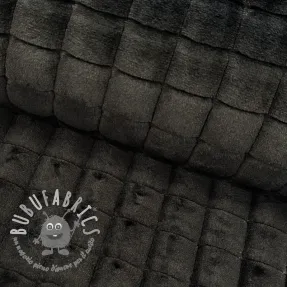 Pelliccia sintetica Block black