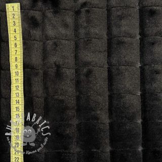 Pelliccia sintetica Block black