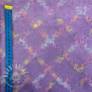 Pelliccia sintetica tulle MULTI lilac