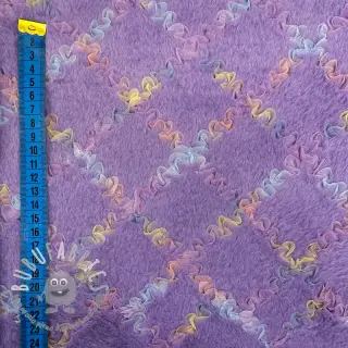 Pelliccia sintetica tulle MULTI lilac