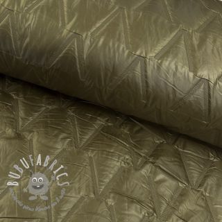Tessuto trapuntato Triangle olive