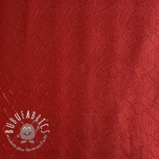 Ecopelle SNAKE rouge metal
