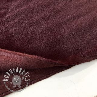 Pelliccia sintetica SMOOTH bordeaux