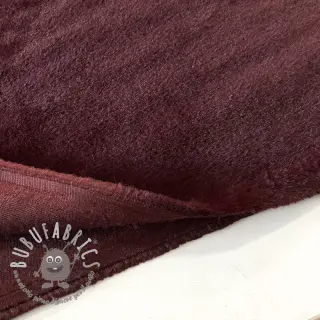 Pelliccia sintetica SMOOTH bordeaux