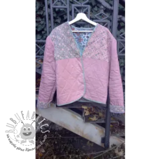 Lino prelavato mauve