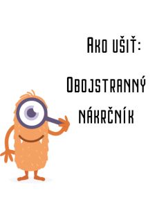 Ako ušiť - Obojstranný nákrčník