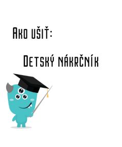 Ako ušiť - Detský nákrčník