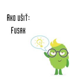 Ako ušiť - Fusak