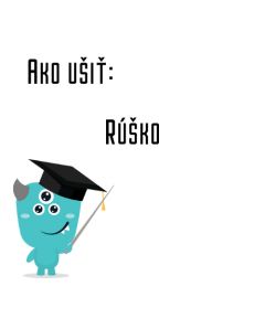 Ako ušiť - Rúško