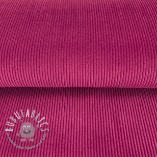 Velluto a coste dark pink