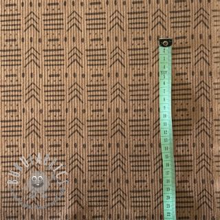 Velluto a coste STRETCH Emblem taupe