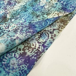 Tessuto di cotone UNIQUE BATIK design M lavender