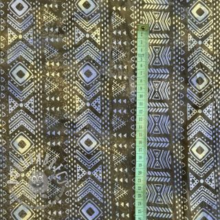 Tessuto di cotone UNIQUE BATIK design K brown