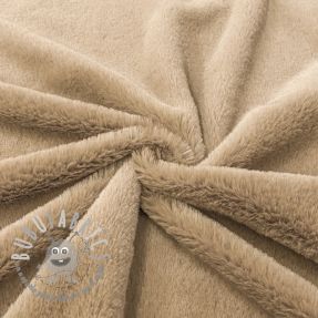 Pelliccia sintetica SMOOTH beige