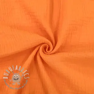 Mussola/Doppia garza NEON ORANGE ORGANIC