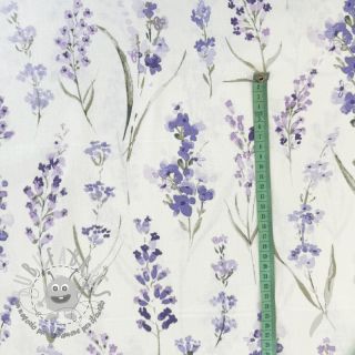 Tessuto decorativo premium Watercolour lavender field