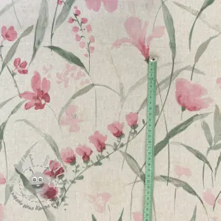 Tessuto decorativo Linenlook Floral Iris fresia