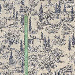 Tessuto decorativo Linenlook Toile de lavender