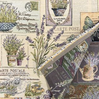 Tessuto decorativo GOBELIN Lavender garden post
